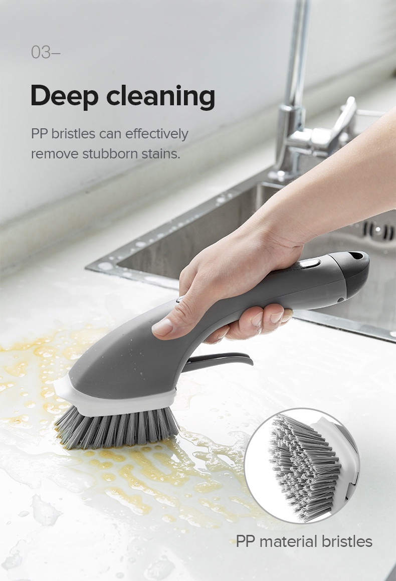 Multi-purpose Spray Liquid Brush Long Handle-4